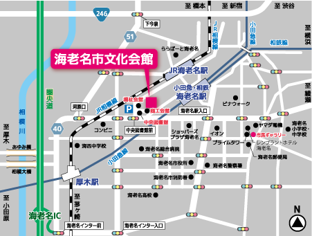 相鉄 海老名駅の構内図ガイド 相鉄本線わかりやすい地図 -