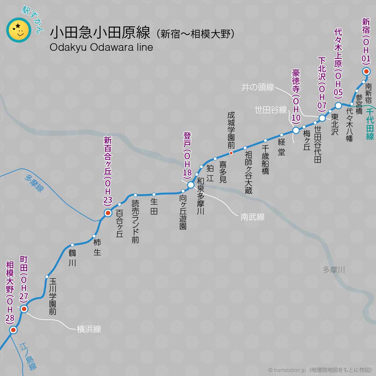 小田急相模原駅からイオンシネマ座間へのルートマップ - MDATA