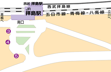 小作駅ＪＲ青梅線：路線図／ホームメイト