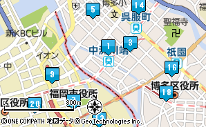 福岡県福岡市博多区博多駅前2丁目の郵便番号 - NAVITIME