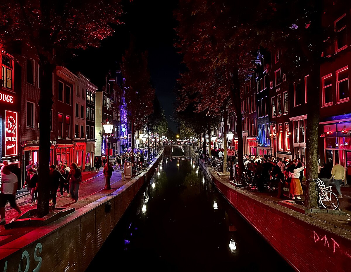 Redlight District Royalty-Free Images,