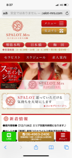 スパロットミセス(SPALOT.Mrs)』体験談。大阪日本橋の幼い系熟女のテクニックに翻弄されてからの… | 