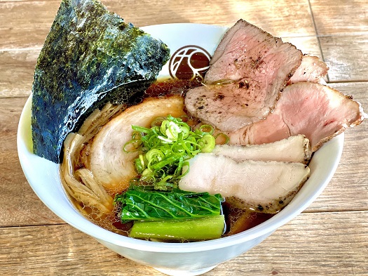 大衆居食信貴（しんき） 信貴セット（ラーメン&半炒飯） 信貴5周年！ワイルドライス店主再び！ 山梨のオモウマい店 -