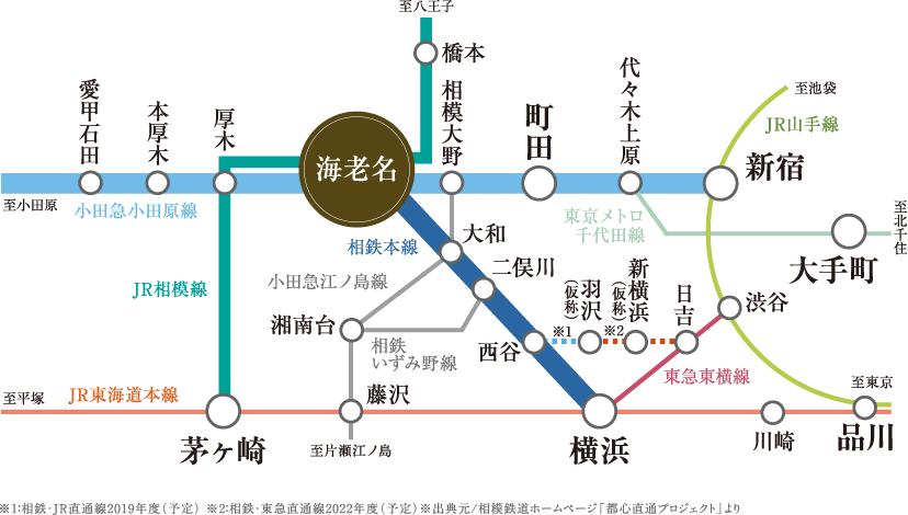 海老名駅（海老名市/駅）の地図｜地図マピオン