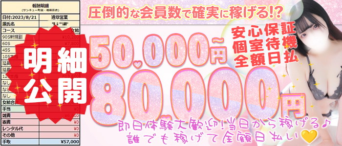 出勤表 | 激安風俗！デリヘル【町田・相模原サンキュー】