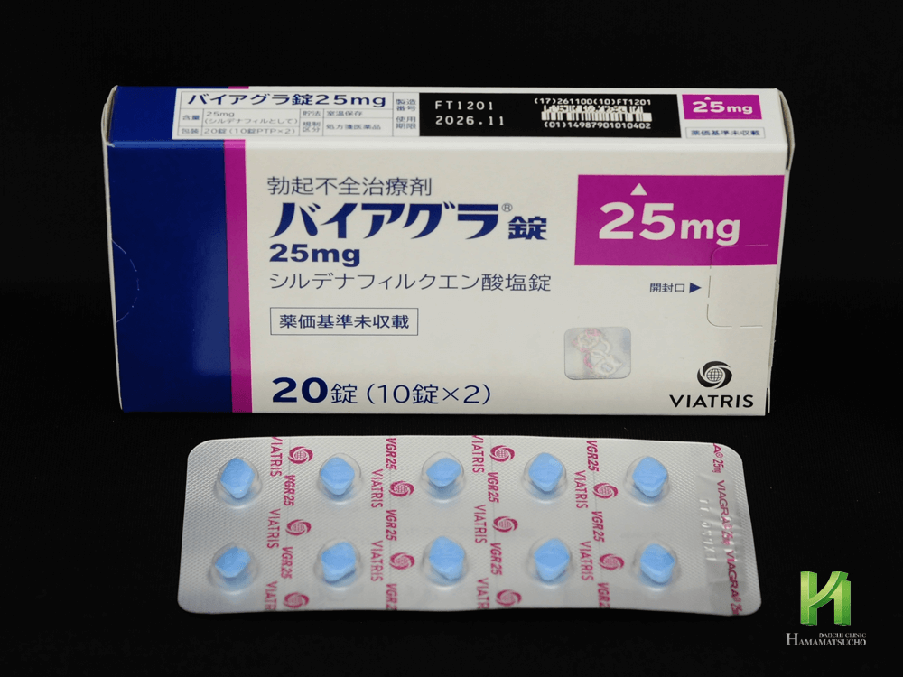 バイアグラ錠25mg・50mg・100mgの違い【医師監修】 | 新橋ファーストクリニック【公式】