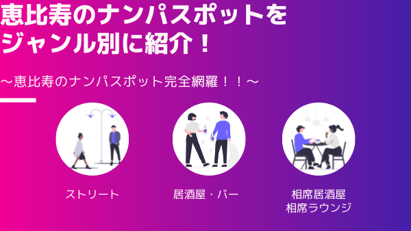 恵比寿でナンパやお持ち帰りのコツ！ヤるなら出会い系のハッピーメール