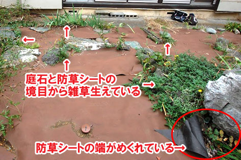 ノーメンテナンスの防草シート・砂利敷き雑草対策工事～神奈川県横浜市