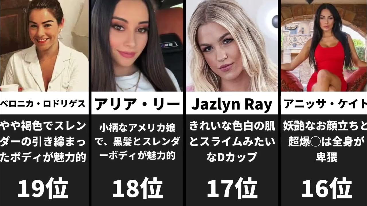 2022年の春の外国人AV女優ランキング10選 おすすめのエロビデオAV作品・エロ動画も紹介 – エロっさん