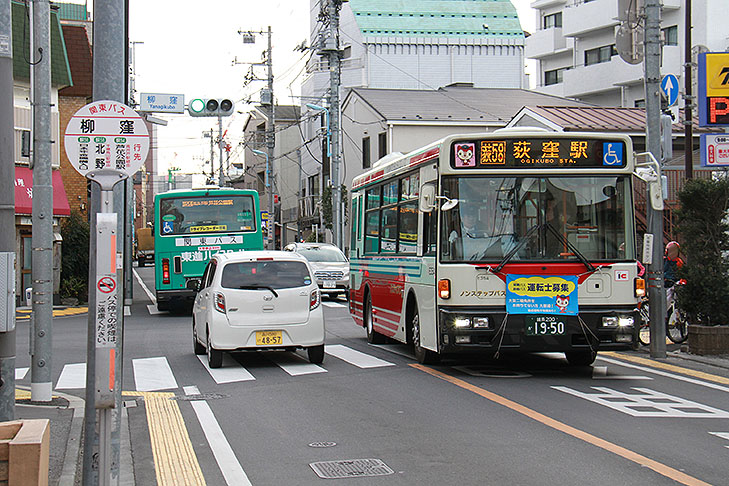 荻55系統短縮と烏20新設