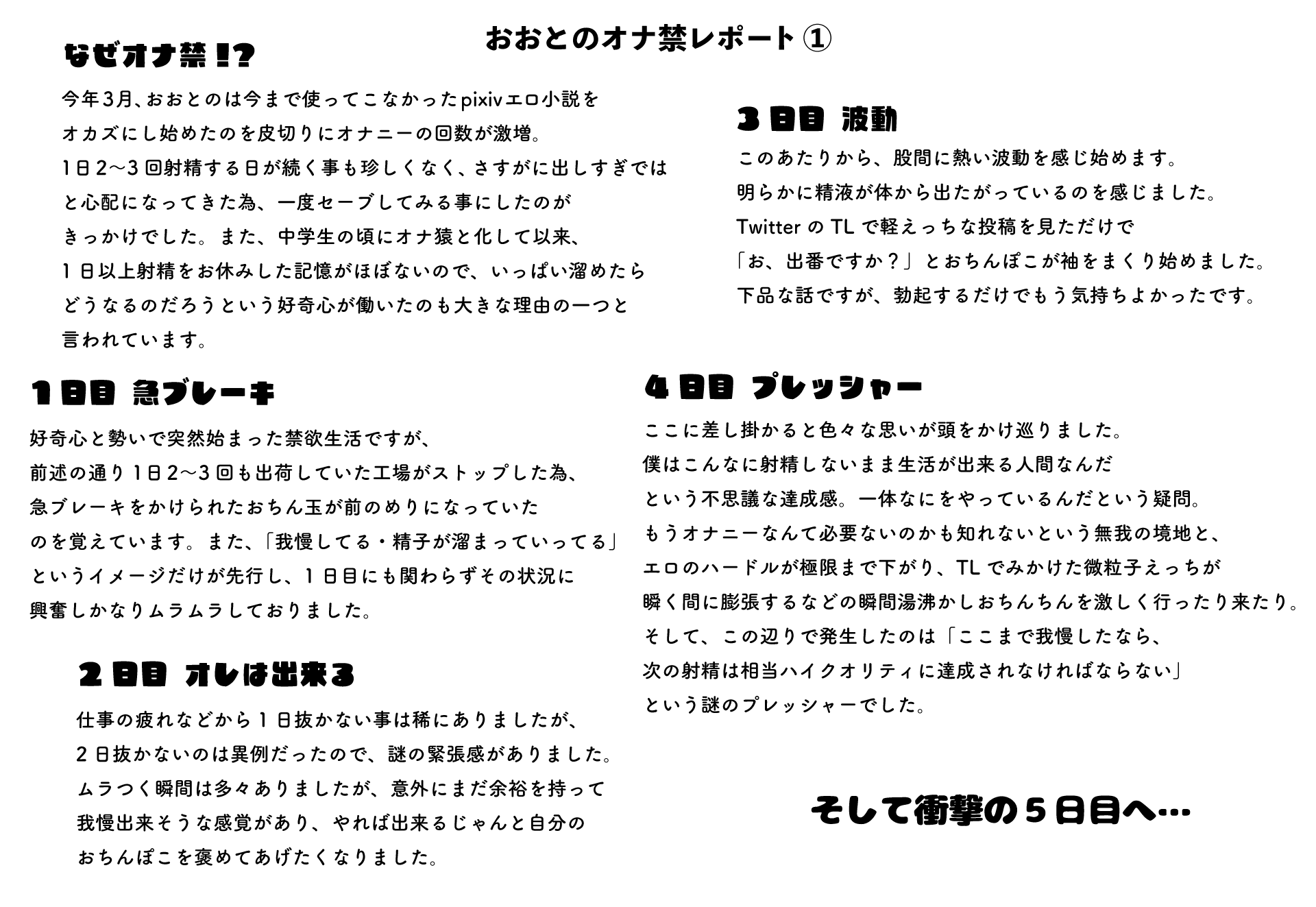 特別読切] オナ禁エスパー -