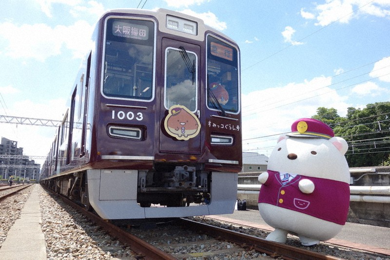 【阪急電車がパビリオン⁉】梅田駅で…花で車両をデコる オランダが万博をアピール