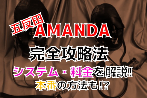 2024年裏情報】本番あり？五反田のM性感”AMANDA”で全頭マスク着用のアナル責めに悶絶！料金・口コミを公開！ | 