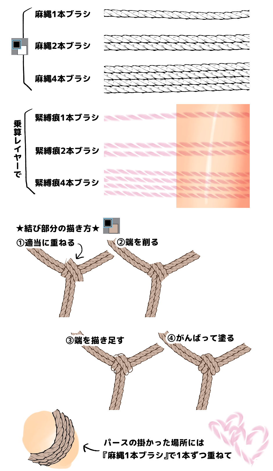 誰でも簡単に着用できる菱縄縛り風ビキニセットアップ 緊縛ランジェリー【エビスタジオ】NO.13