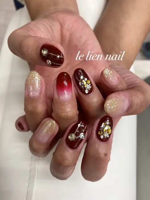 川崎ネイルサロン#川崎東口#ルリアンネイル#leliennail川崎#川崎駅近#蝶々ネイル#カラー｜le lien nail(le lien