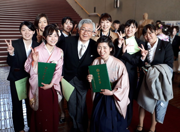 生徒会執行部】生徒会執行部新旧交代式 | 岡山工業高等学校