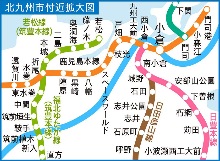 中途半端に緊縮化した駅の一例（羽犬塚駅） - そらマメさん鉄道局・流通局