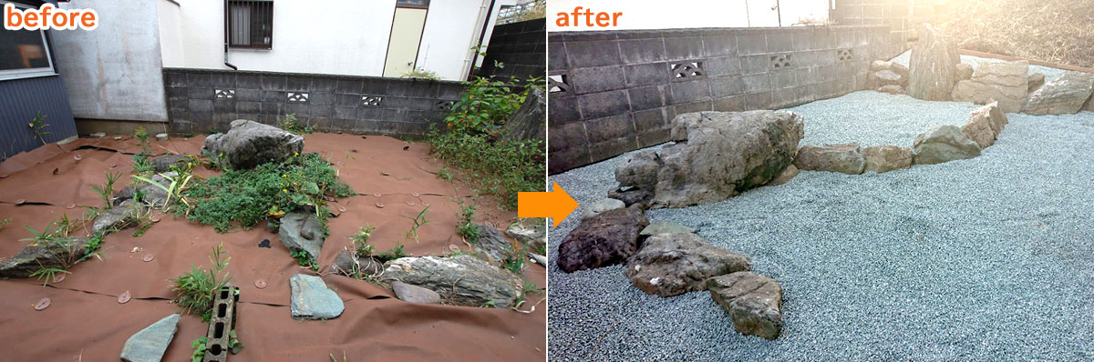 京都 龍安寺の石庭 夏 写真素材 [