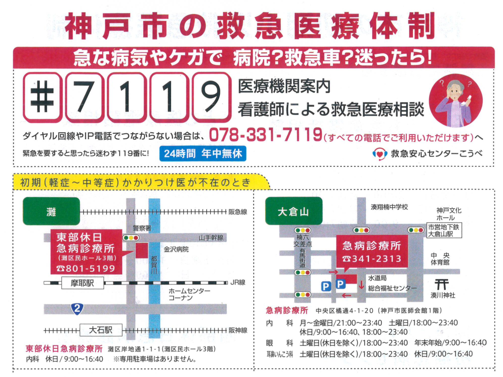 救急について ｜ 神戸市東灘区医師会