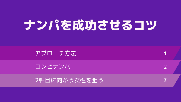 ナンパと思われたら失敗かもっ | SSブログ