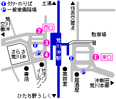 荒川沖駅ＪＲ常磐線（上野駅～仙台駅）：路線図／ホームメイト