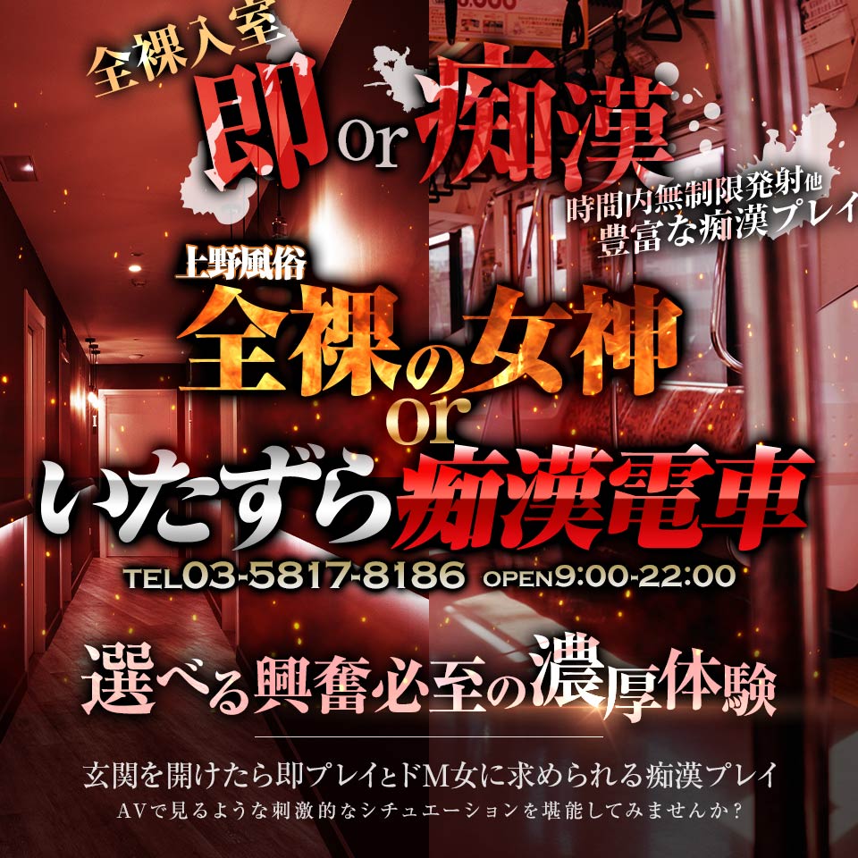 全裸の女神orいたずら痴漢電車」ひなみ【 上野：ホテヘル/即プレイ】 :