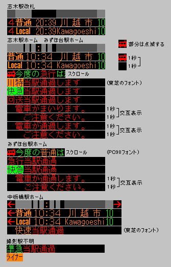 万歩計 首都圏の鉄道 東武 東上線H2302 和光市駅～志木駅～ふじみ野駅