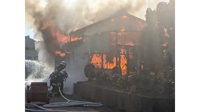 新潟市南区の住宅街で火事　#火事 #新潟市南区 #news |