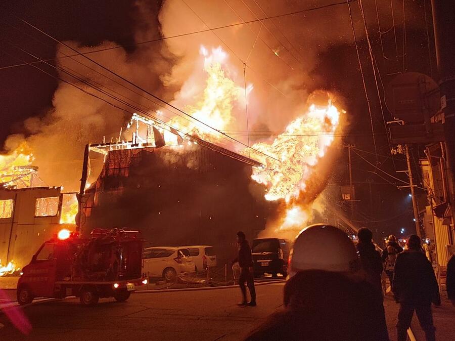 新潟市南区の住宅街で火事　#火事 #新潟市南区 #news