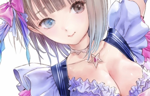 岸田メル「BLUE REFLECTION」イラスト集は日菜子専用衣装3種の特典コード付き｜にゅーあきばどっとこむ