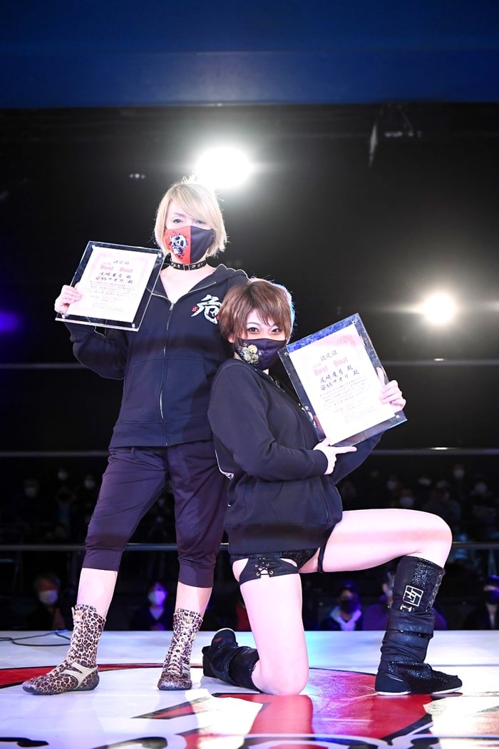 OZアカデミー女子プロレス】7.9 沖縄・ナムラホール大会全対戦カード決定！新タッグ王者のAKINO&小林香萌は正危軍の尾崎魔弓&雪妃魔矢と対決！ | 