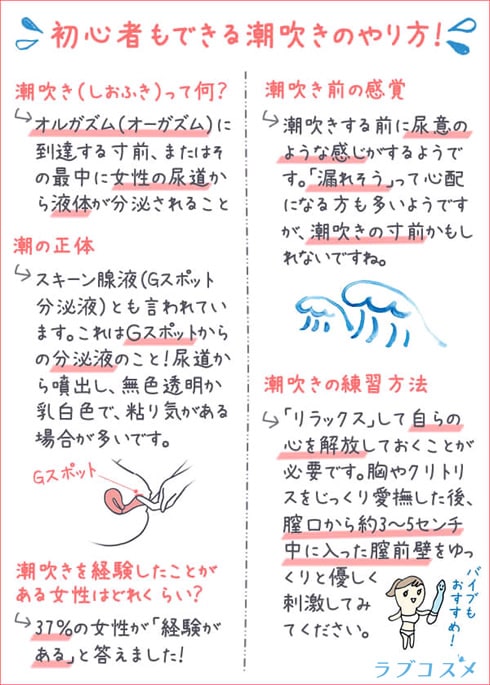 手マンで潮吹きさせるやり方とコツとは？女性が気持ち良くなるテクニックを伝授【男性向け】 | オトナのハウコレ