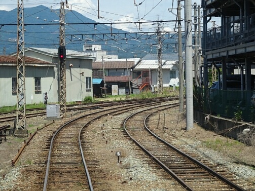 寒さに震えながら・・・長野電鉄「須坂駅」ホームに立ちました | 夢見る“乗り & 撮り鉄❤日記”