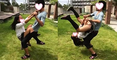 個人撮影】SNS総フォロワー13万人超えの変態女装！仕事帰りのパンチラ自撮りオナニー❤️[AG-24]【女装】 FC2-PPV-4396321